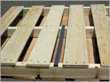 SmartStick&trade; nailed to pallet